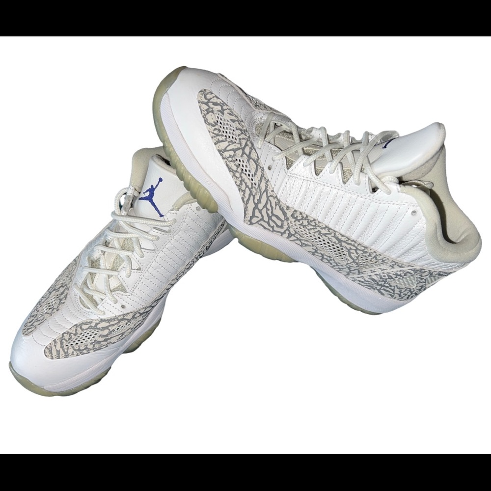 Men’s Air Jordan 11 Low LE White/Cobalt 2015 Size 10
